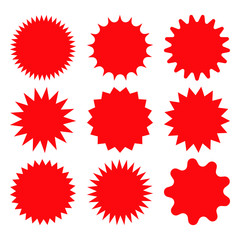 Special offer sale tag, discount offer price label, symbol for advertising campaign in retail, sale promo marketing, discount sticker, ads offer on shopping day isolated vector illustration.