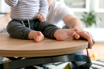 Obraz na płótnie Canvas Close-up of a Baby's Feet