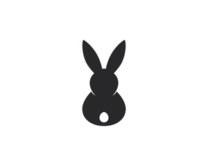 Rabbit Logo template vector icon illustration design 