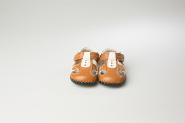 Beautiful brown shoes for kid