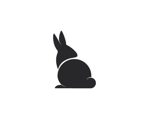Rabbit Logo template vector icon illustration design 