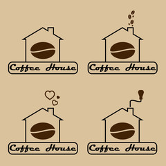 Coffee house emblem