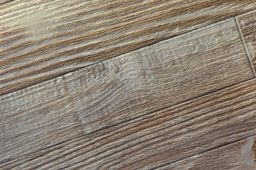 Wooden background. Laminate, imitation of aged parquet made of wood.