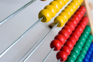 Wooden abacus toy