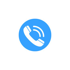 Modern communication contact us icon