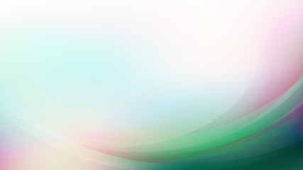 Abstract curved on white green background