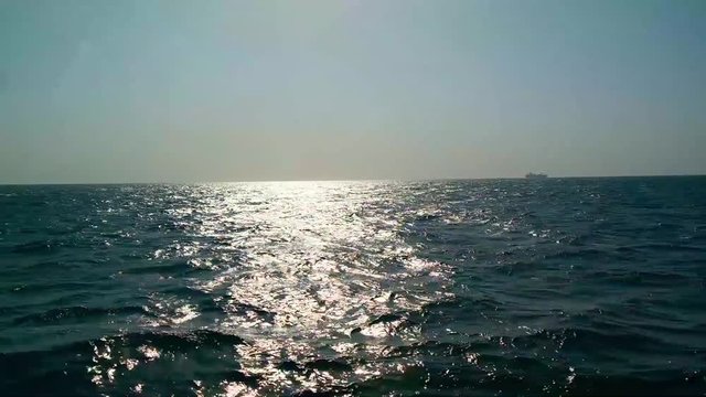 This shot taken on the sea in Indian ocean Tz sunset sea movemend