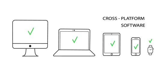 cross platform icon