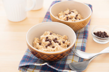 Oatmeal and chocolate chips