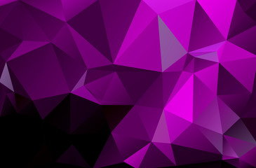 Obraz premium Triangular low poly, lilac, dark, mysterious, purple mosaic pattern background, Vector polygonal illustration graphic, Creative, Origami style with gradient
