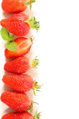 strawberry isolated on white background