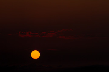 Obraz premium 日没