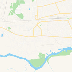 Pinsk, Belarus printable map