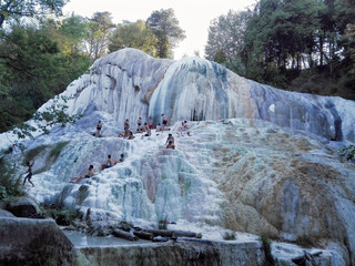 Bagni San Filippo, a thermal bath locality in Toscana, Italy.