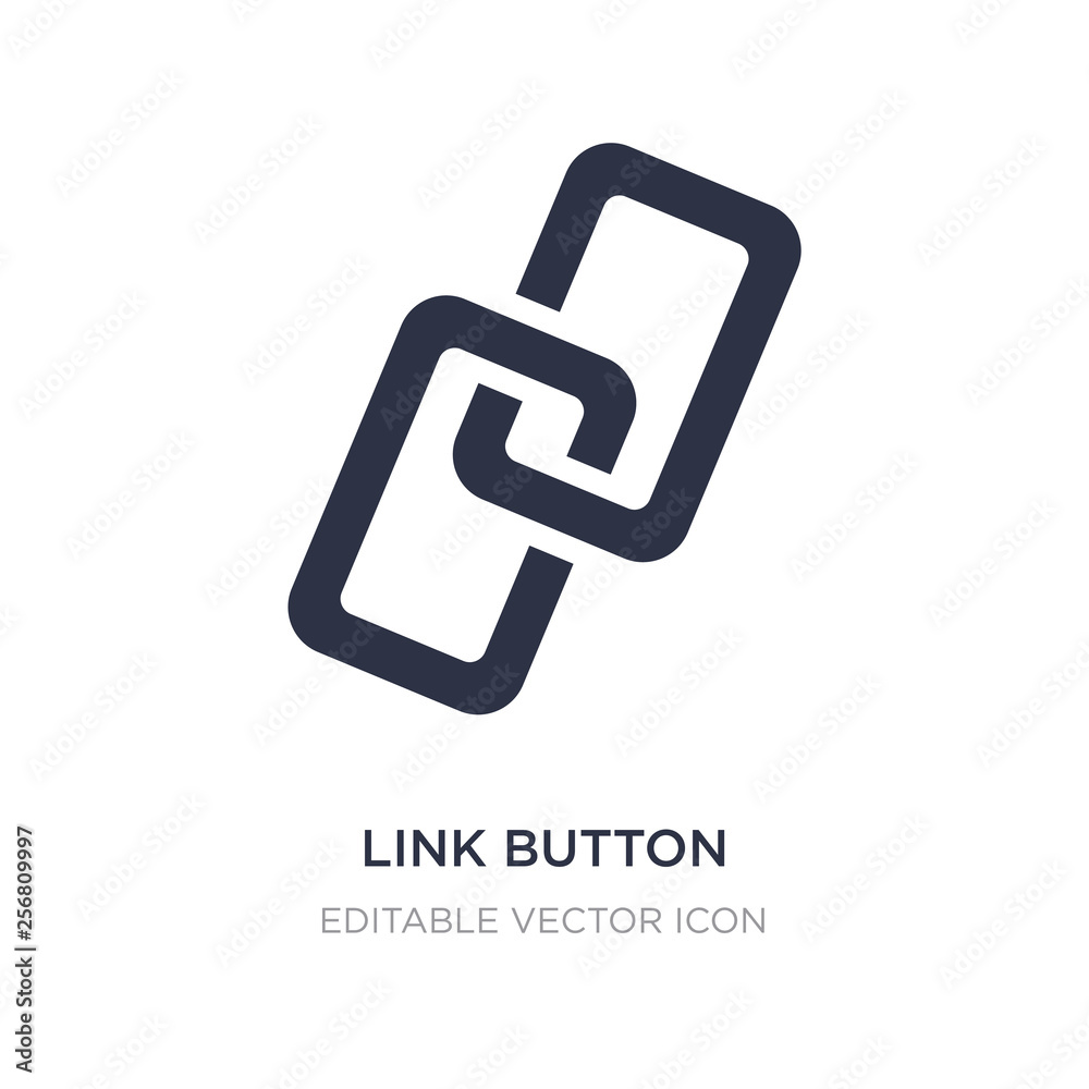 Poster link button icon on white background. simple element illustration from ui concept.