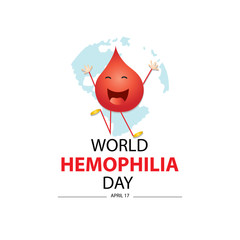 World hemophilia day. April 17.