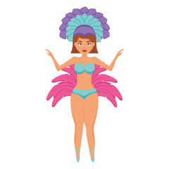 beautiful brazilian garota character