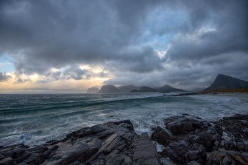 Cold north wind is blowing