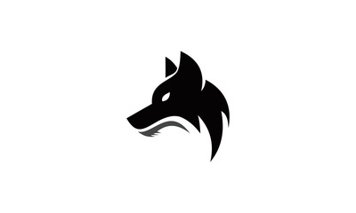 head wolf logo vector