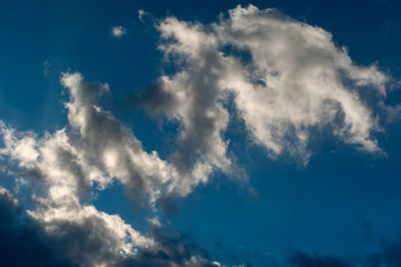 Dramatischer Himmel, dramatische Wolken