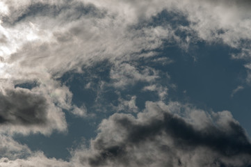 Dramatischer Himmel, dramatische Wolken