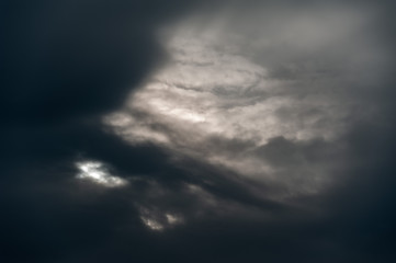 Fototapeta premium Dramatischer Himmel, dramatische Wolken