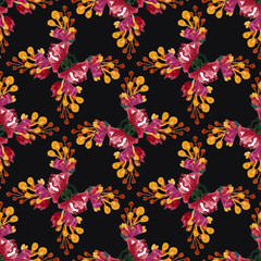 Obraz premium .watercolor leaf patterns