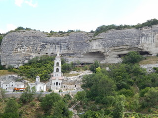 Fototapeta premium Монастырь в горах