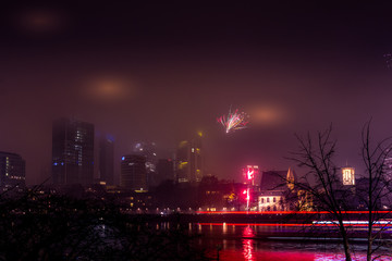 New year's eve in Frankfurt