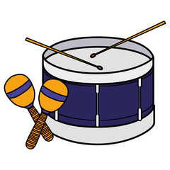 drum and maracas instruments musical