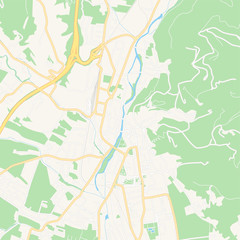 Wolfsberg, Austria printable map