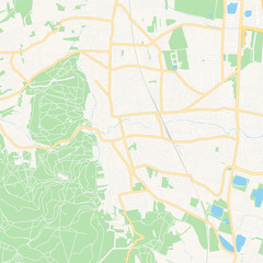 Modling, Austria printable map