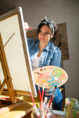 Female painter