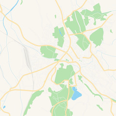 Saalfelden, Austria printable map