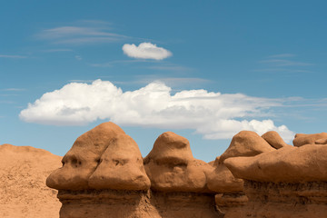 landscape on the Goblin state park in the united states of america