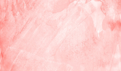Fototapeta premium Abstract watercolor background hand-drawn on paper. Volumetric smoke elements. Red color. For design, web, card, text, decoration, surfaces.