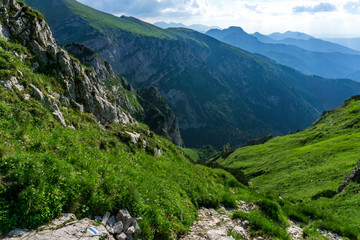 Fototapeta na wymiar Stunning summer mountain landscape. Western Tatras. Poland.