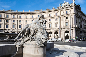 Fototapeta na wymiar piazza della repubblica, roma