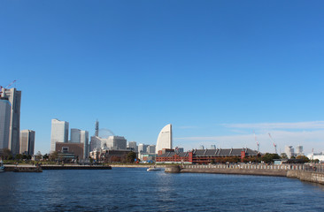 Naklejka premium 横浜みなとみらい