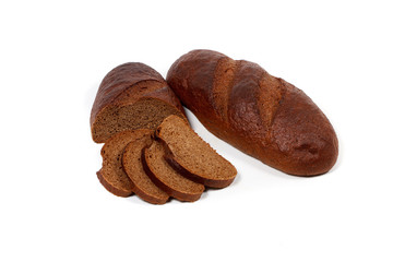 bread isolated on white background