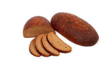 bread isolated on white background