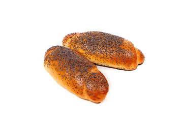 bread isolated on white background