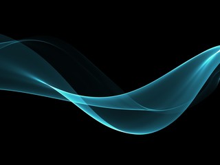 Abstract background, blue waved lines for brochure, website, flyer design