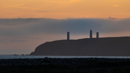 lighthouse at sunset