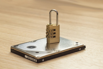 combination lock hard disk (HDD)