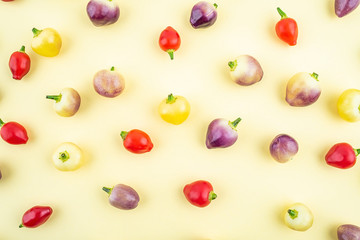 Fresh colorful pepper poster