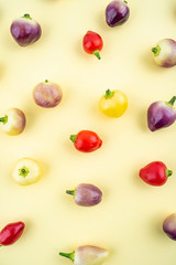 Fresh colorful pepper poster