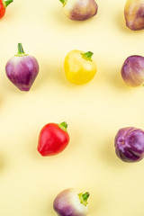 Fresh colorful pepper poster