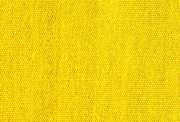 Textured yellow natural fabric 