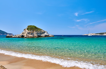 Beautiful beach landscape, Sithonia, Greece